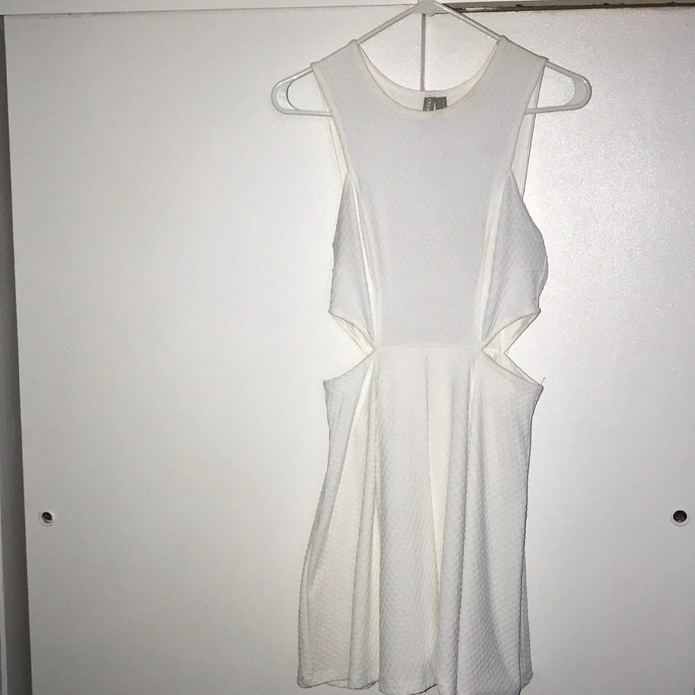 White ASOS Cut Out Dress